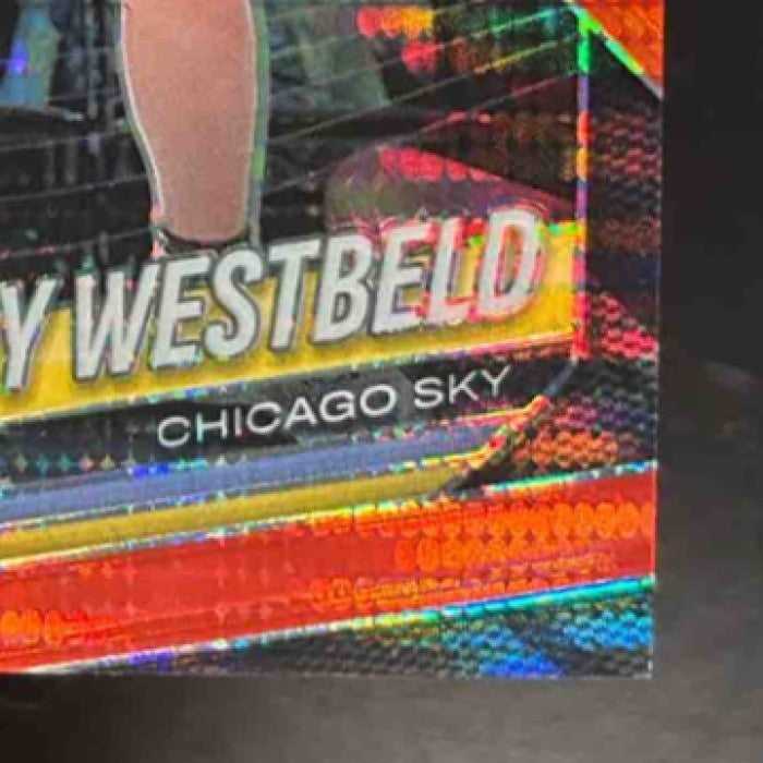 2025 Panini WNBA Prizm Maddy Westbeld Red Pulsar Prizms RC /299 #138 Chicago Sky