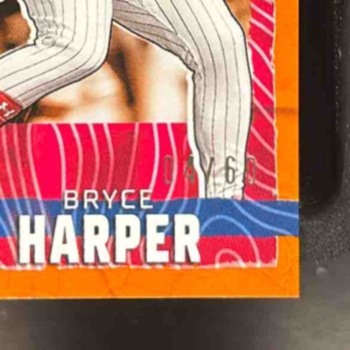 2023 Topps Rip Bryce Harper Mini Orange 6/60 #MRIP-BH Philadelphia Phillies