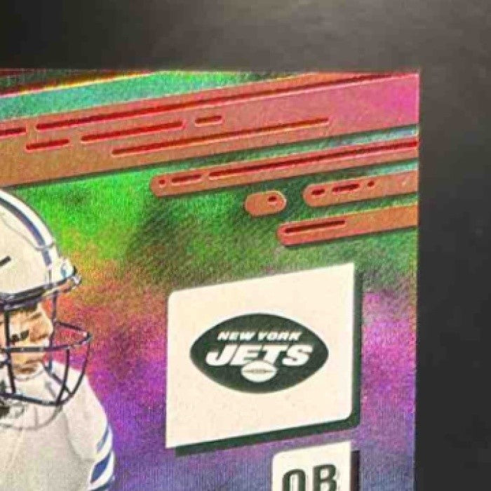 2021 Panini Prestige Zach Wilson Xtra Points Signatures Red #202 RC Auto Jets