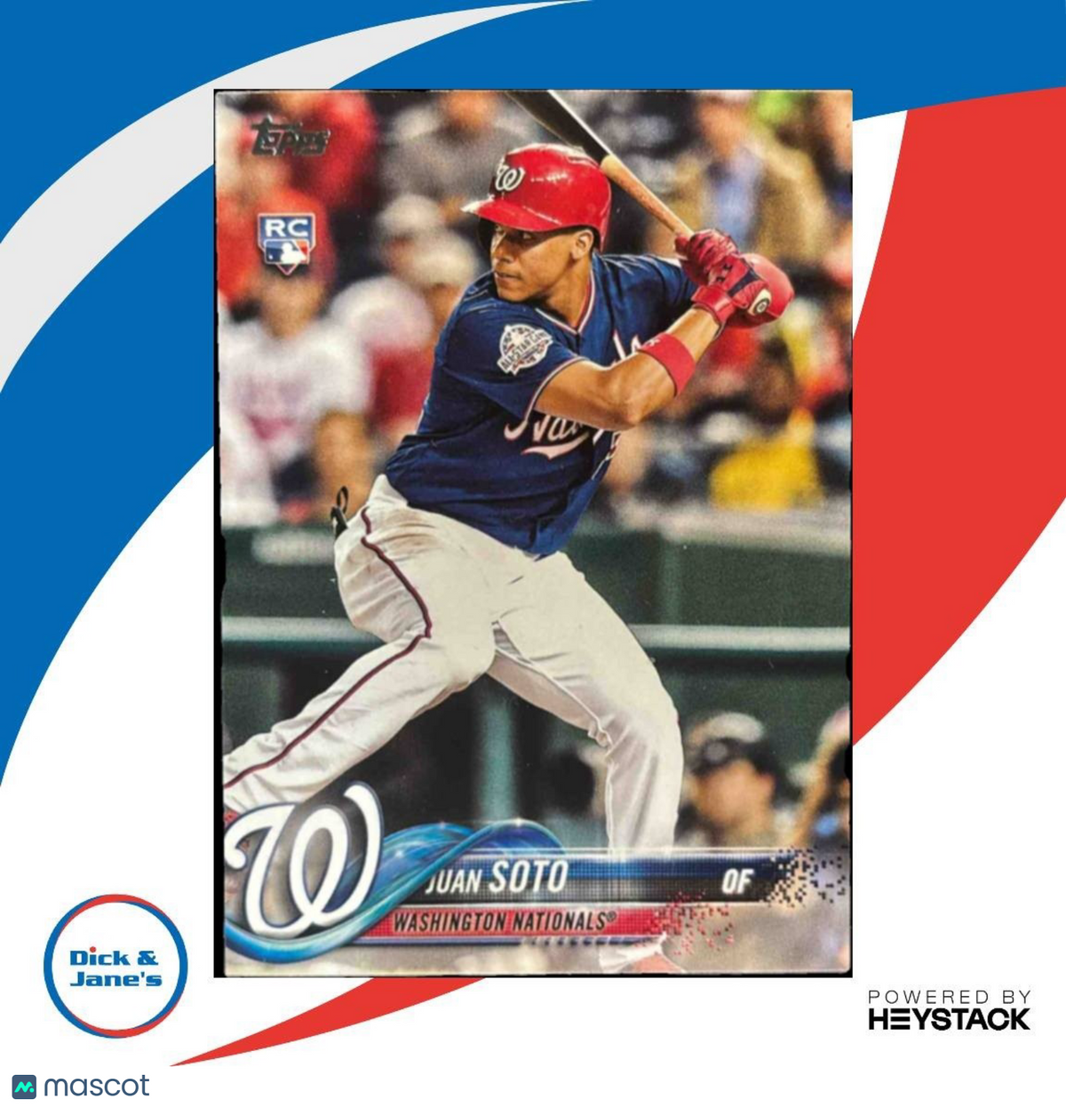2018 Topps Update Juan Soto #US300a RC All-Star Washington Nationals