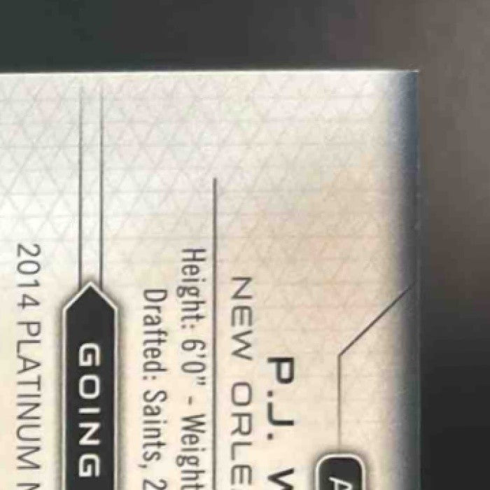 2015 Topps Platinum P.J. Williams Auto Rookies Refractor RC New Orleans Saints