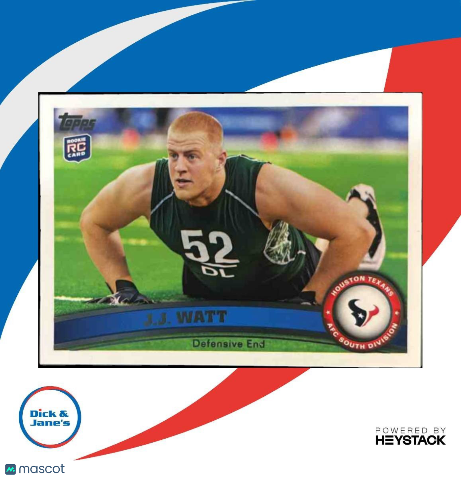2011 Topps J.J. Watt #331 RC Houston Texans