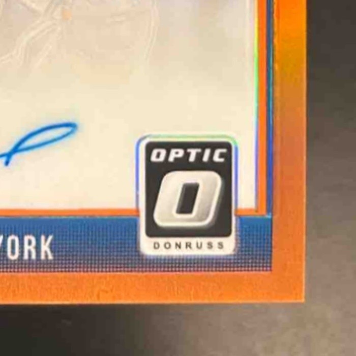 2018 Donruss Optic Tomas Nido Signatures Orange /99 Auto RC New York Mets