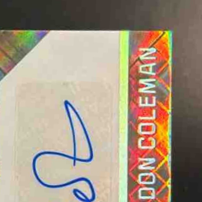 2016 Panini Unparalleled Brandon Coleman Auto /99 #142 New Orleans Saints