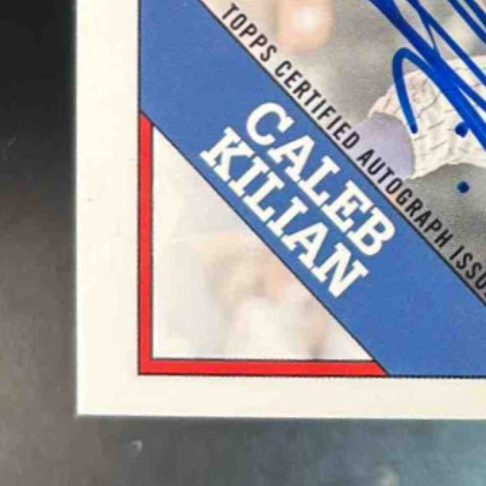 2023 Topps Caleb Kilian 1988 Baseball 35th Anniversary Auto RC Chicago Cubs