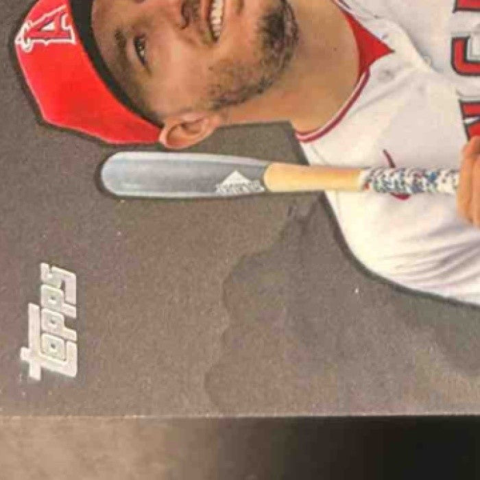 2023 Topps Update Mike Trout MVP Medallion Black 199/199 BOOK END Angels