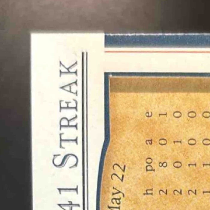 2003 Upper Deck Play Ball Joe DiMaggio Yankee Clipper 1941 Streak #S-8 Yankees