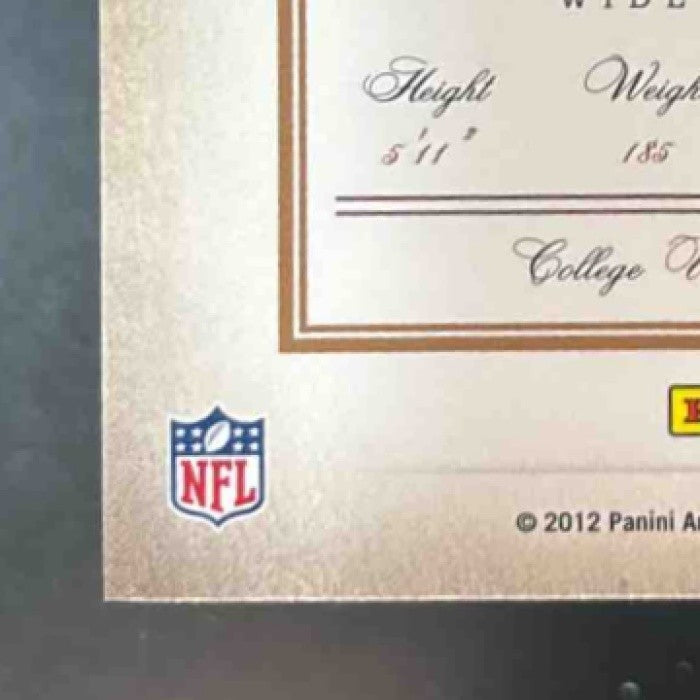 2011 Panini Prime Signatures Jimmy Orr Auto Silver /49 #94