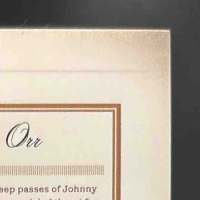 2011 Panini Prime Signatures Jimmy Orr Auto Silver /49 #94