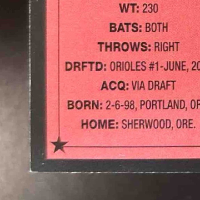 2024 Topps Adley Rutschman 1989 Baseball 35th Anniversary All Stars Relics /199
