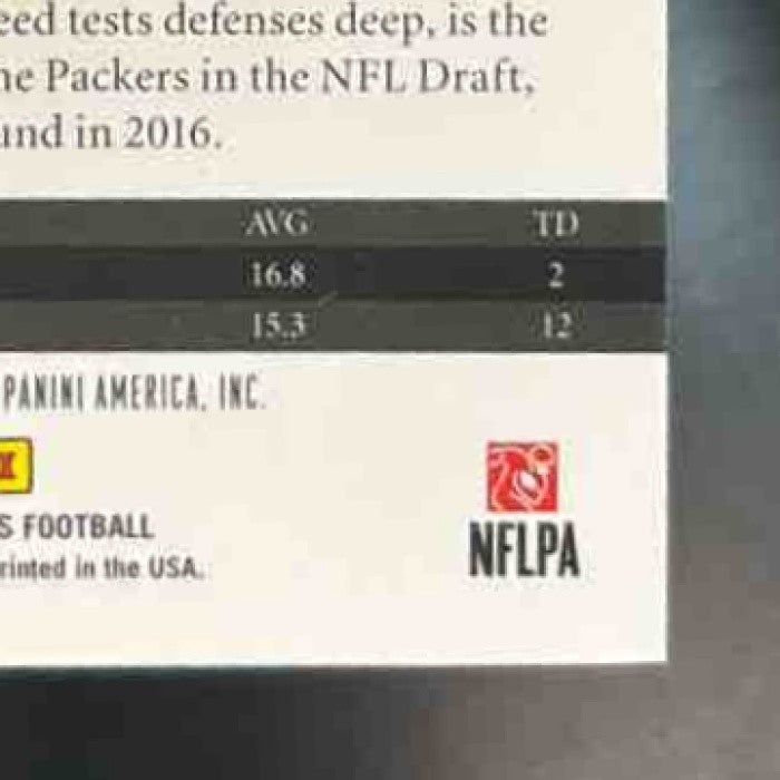 2016 Panini Origins Trevor Davis #133 RC Auto Green Bay Packers