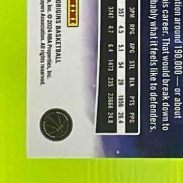 2024-25 Panini Origins Stephen Curry Amethyst 6/8 #54 Golden State Warriors
