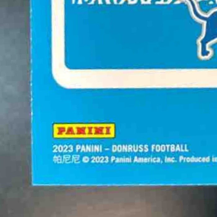 2023 Panini Donruss Jahmyr Gibbs Press Proof Red #331 RC Detroit Lions