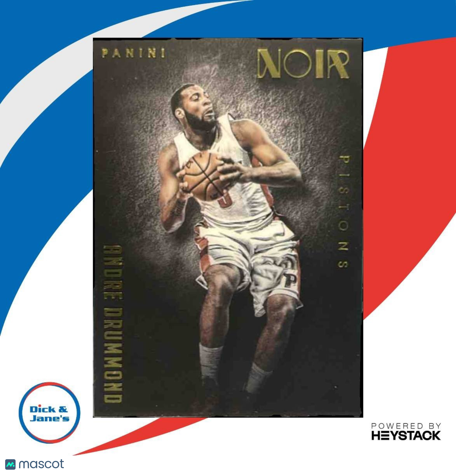2014-15 Panini Noir Andre Drummond /70 #105 Detroit Pistons