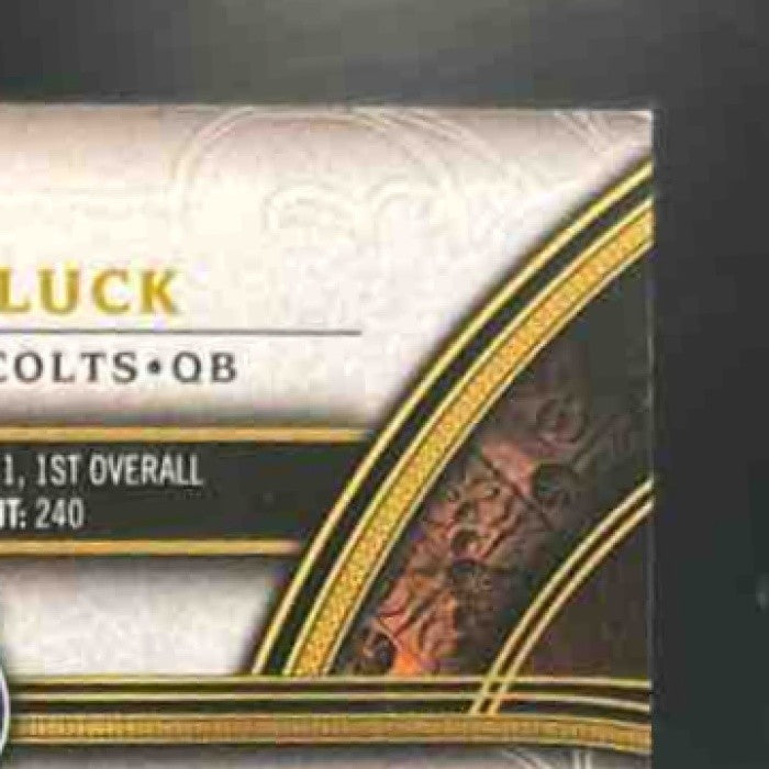 2015 Topps Triple Threads Andrew Luck Emerald 10/199 #6 Indianapolis Colts