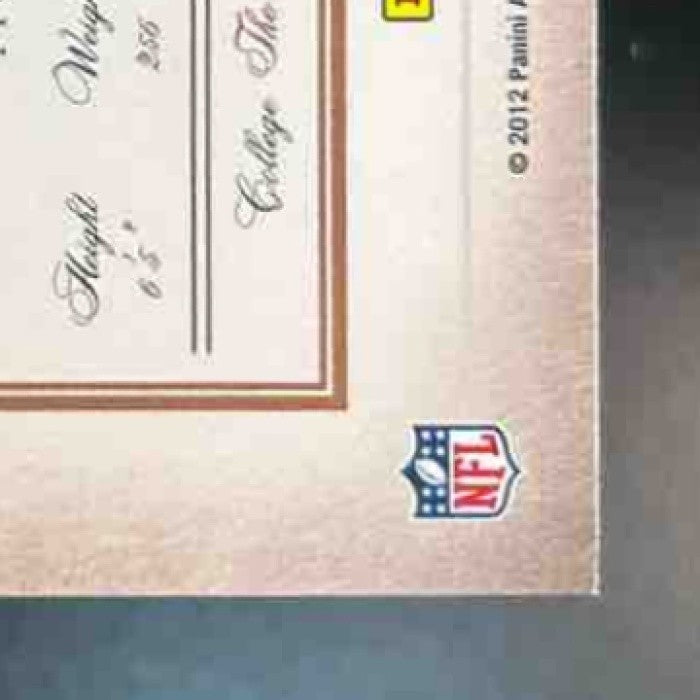 2011 Panini Prime Signatures Heath Miller /499 #74 Pittsburgh Steelers