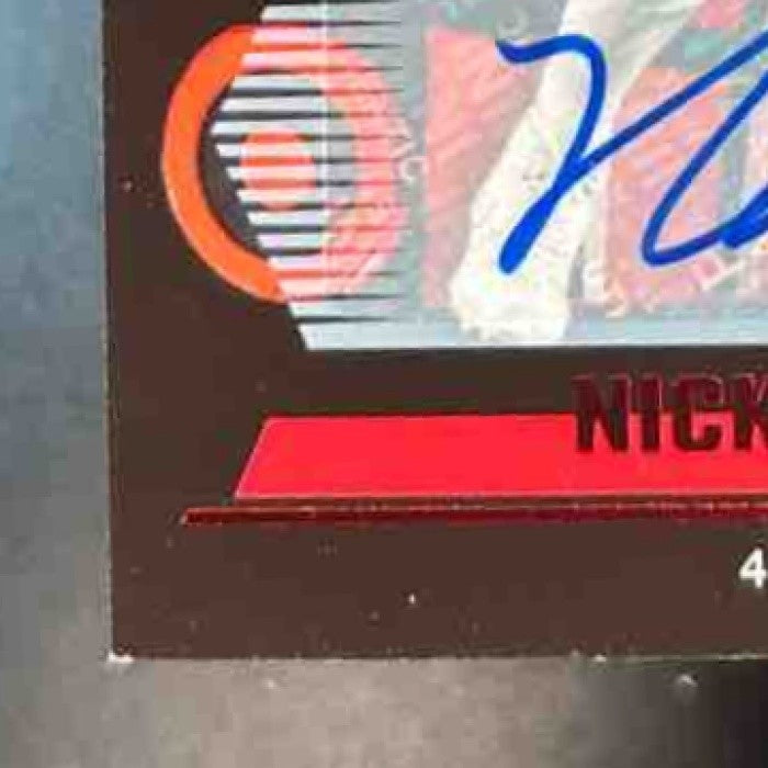 2022 Panini Zenith Nick Bosa Auto Red Zone #98 San Francisco 49ers