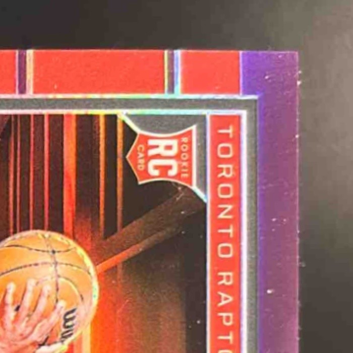 2024-25 Panini Hoops Jamal Shead Purple Prizm /249 #275 RC Toronto Raptors