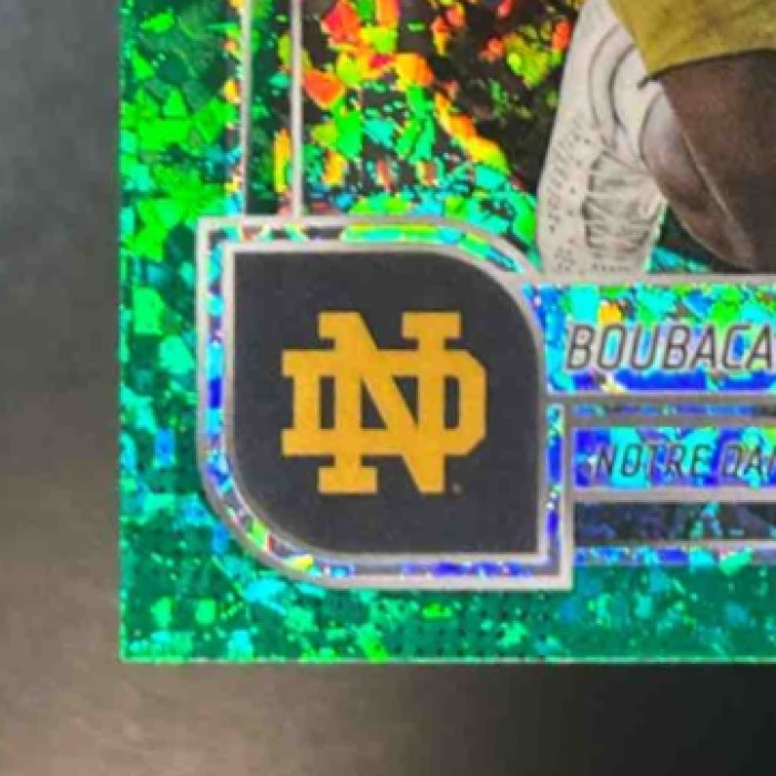 2025 Bowman Chrome University Boubacar Traore Green Mini-Diamond /99 Prospect