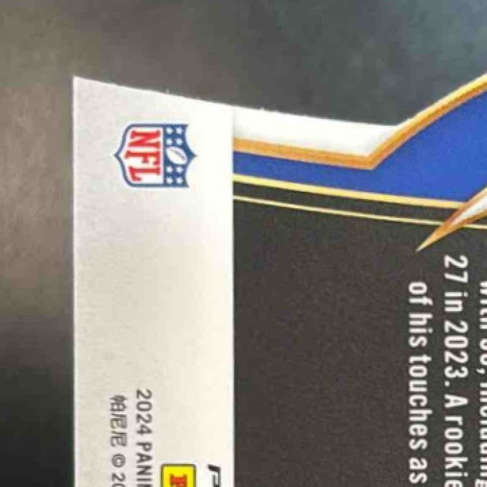 2024 Panini Select Blake Corum Concourse Silver Prizm #9 RC Los Angeles Rams
