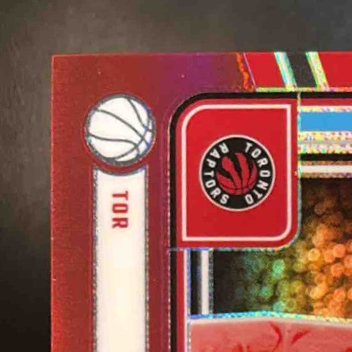 2024-25 Donruss Optic Jonathan Mogbo Red Prizm /99 #297 RC Toronto Raptors