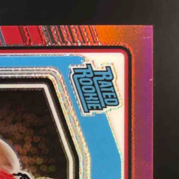 2024-25 Donruss Optic Jonathan Mogbo Red Prizm /99 #297 RC Toronto Raptors