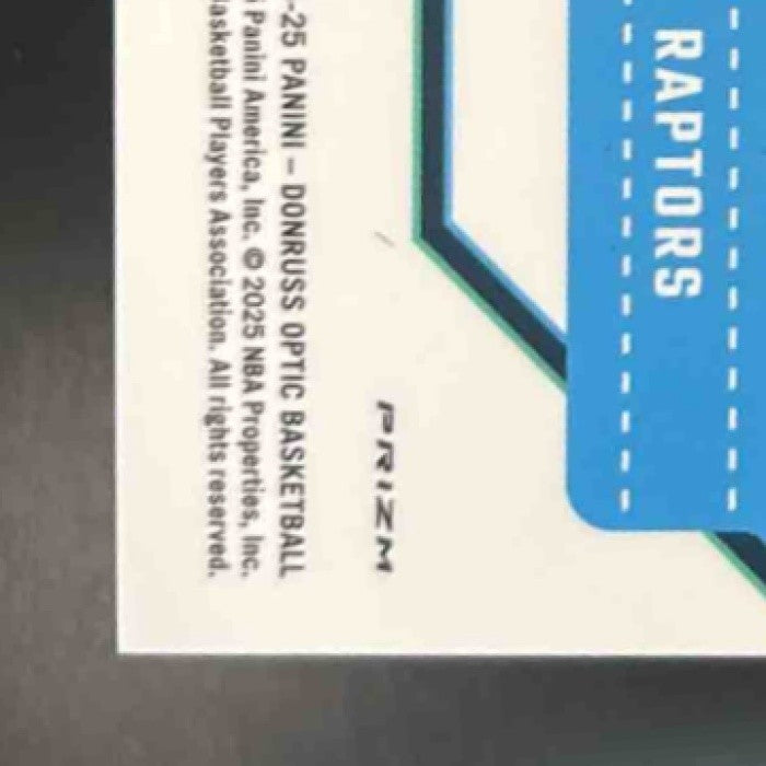 2024-25 Donruss Optic Jonathan Mogbo Red Prizm /99 #297 RC Toronto Raptors