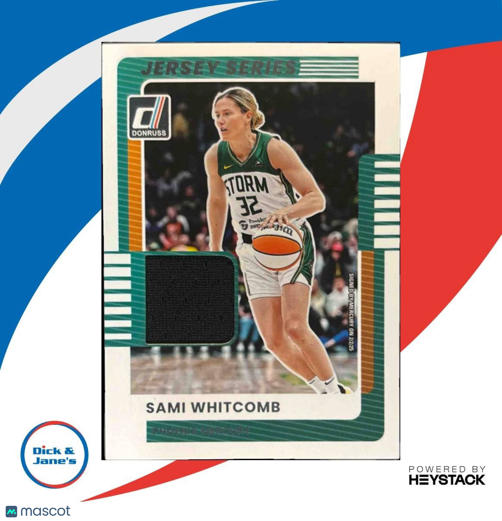 2025 Panini Donruss WNBA Sami Whitcomb Jersey Series #45 MEM Phoenix Mercury