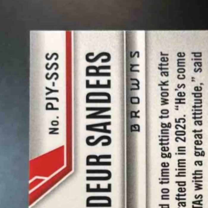 2025 Panini Phoenix Shedeur Sanders Rookie Phenom Jersey /299 #32 MEM RC Browns