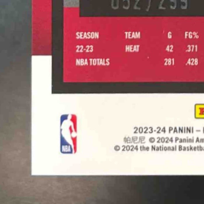 2023-24 Panini Hoops Premium Stock Duncan Robinson Orange /299 #164 Miami Heat