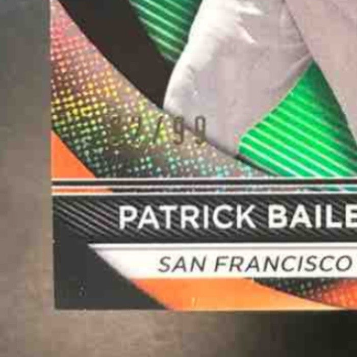 2020 Bowman's Best Patrick Bailey Top Prospects Green /99 San Francisco Giants