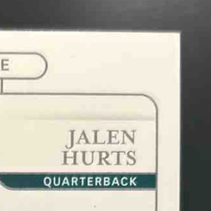 2020 National Treasures Jalen Hurts Reagor Miles Sanders Tri Patch /99