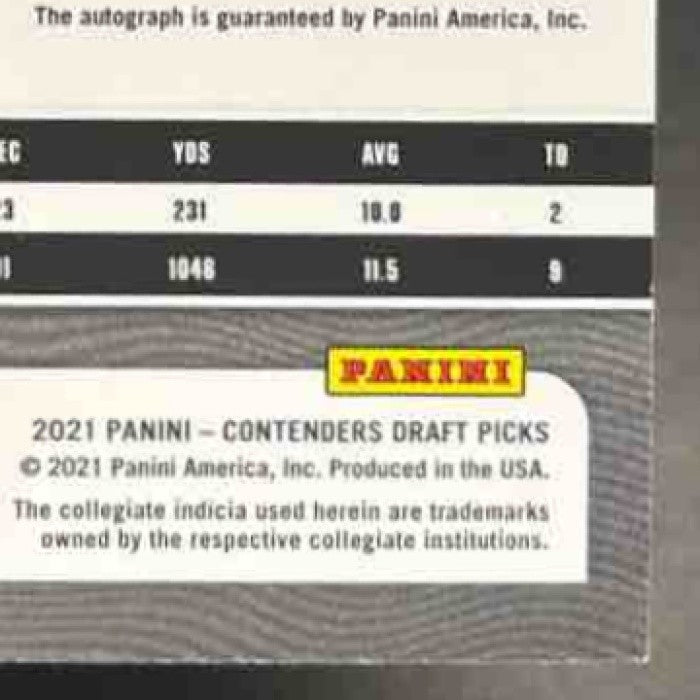 2021 Contenders Draft Picks Brandon Smith Campus Ticket /99 RC Auto Hawkeyes