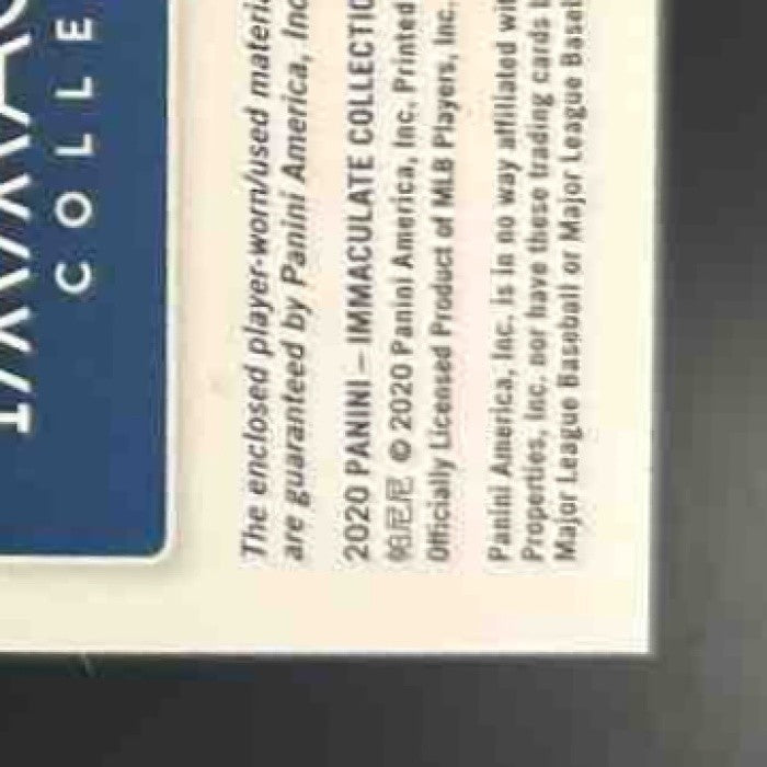 2020 Immaculate Collection Edwin Rios Debut Moments /99 MEM Auto RC Dodgers