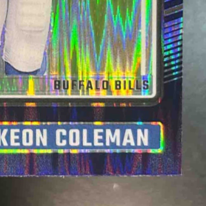 2024 Panini Donruss Optic Keon Coleman Purple Shock #263 Buffalo Bills