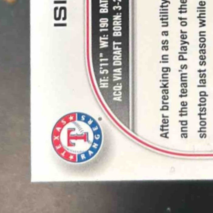 2022 Topps Isiah Kiner-Falefa Gold /2022 #93 Texas Rangers