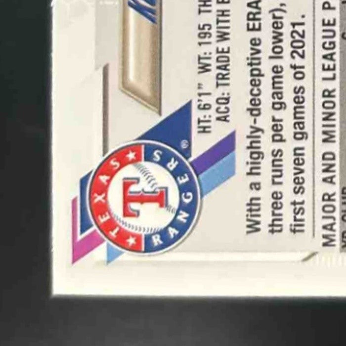 2021 Topps Update Kolby Allard Gold /2021 #US123 Texas Rangers