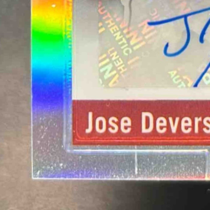 2022 Donruss Optic Jose Devers Retro 1988 Signatures Holo Auto Miami Marlins