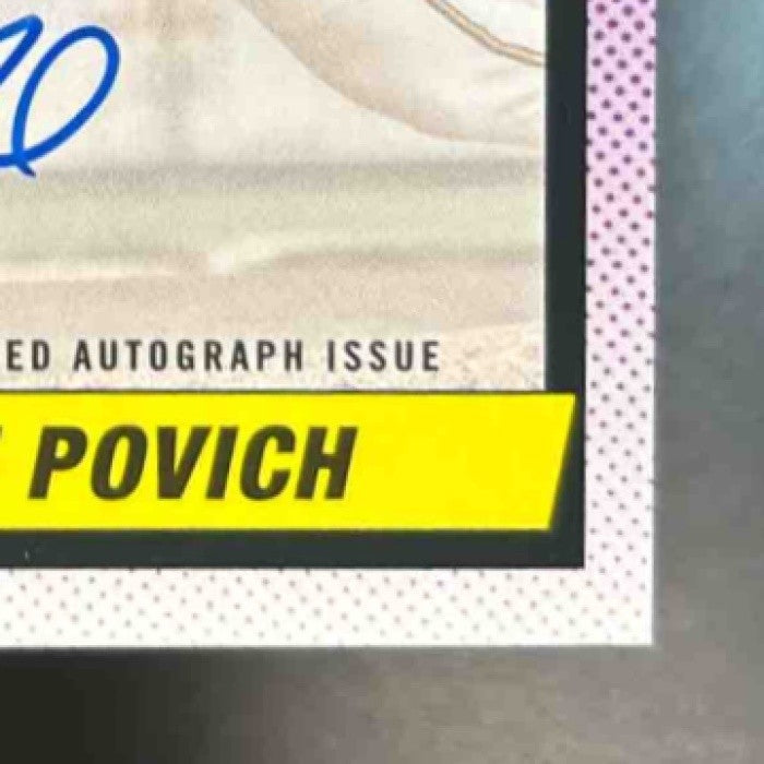 2025 Topps Cade Povich 1990 Baseball Auto Series 2 #90B2-CP RC Baltimore Orioles