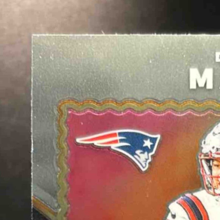 2024 Panini Select Drake Maye Score Throwback #22 RC New England Patriots