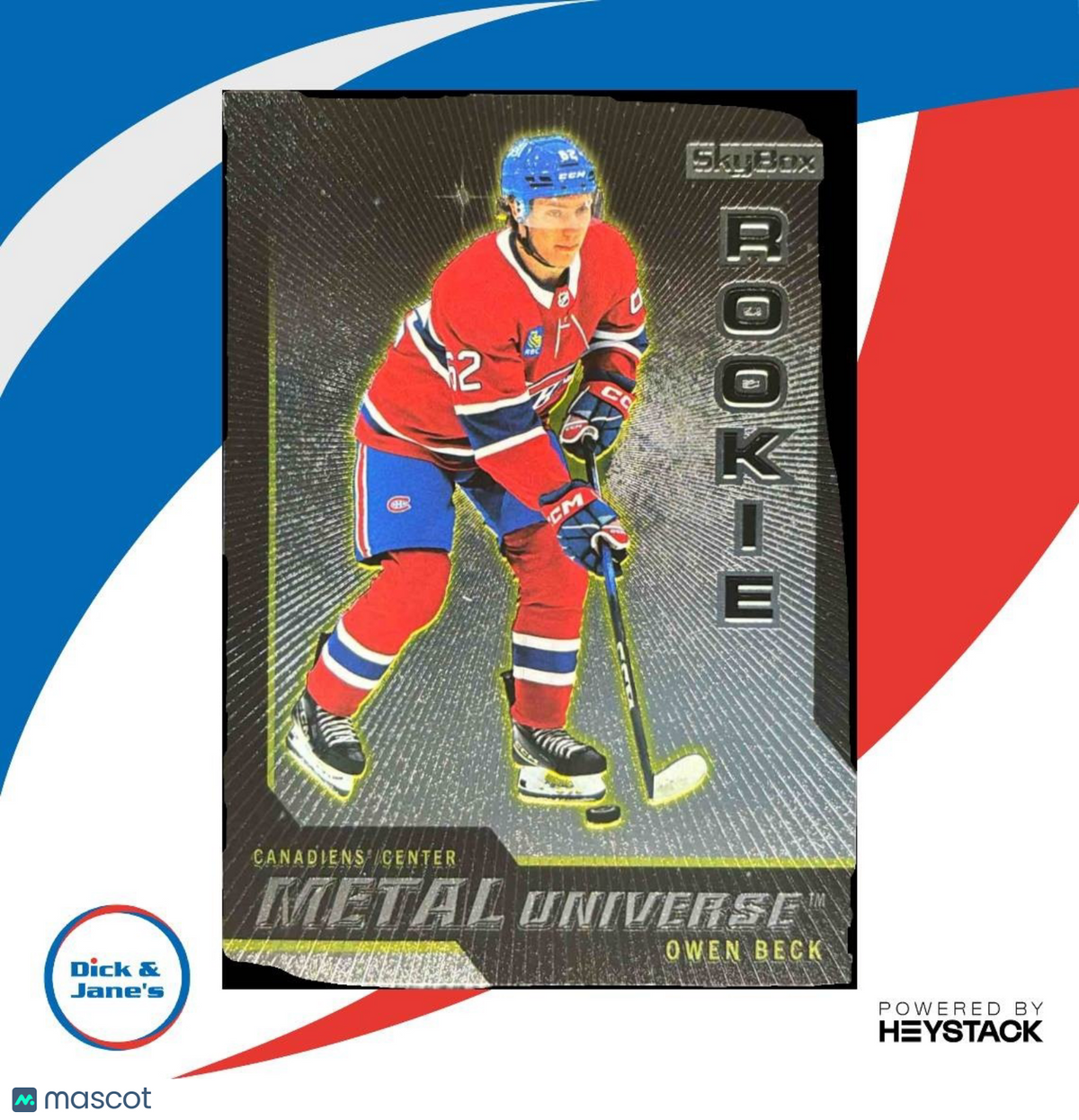 2023-24 Skybox Metal Universe Owen Beck 2008 09 Rookie Retros Montreal Canadiens