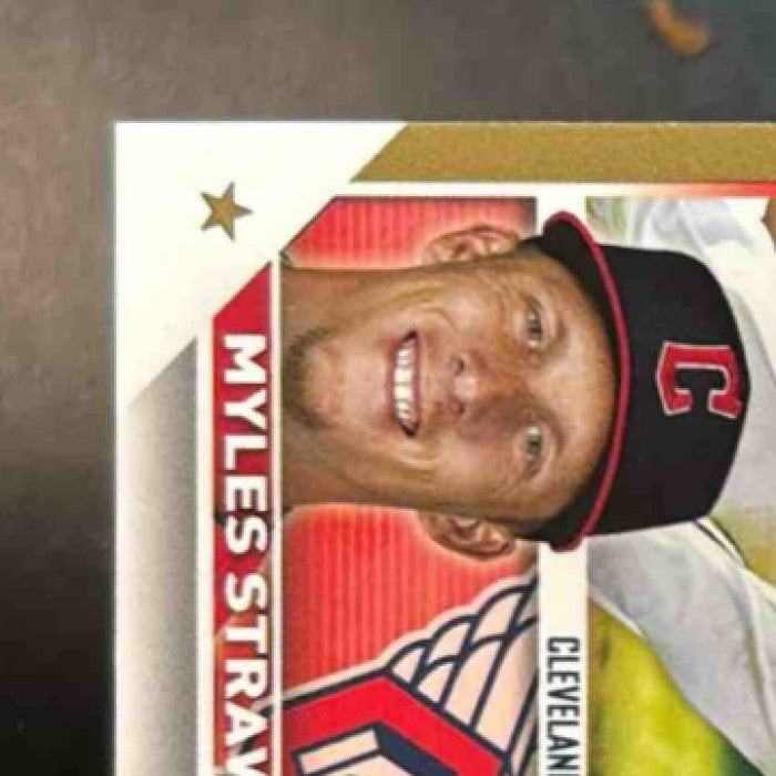 2023 Topps Myles Straw Gold 1365/2023 #474 Cleveland Guardians