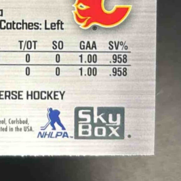 2023-24 Skybox Metal Universe Dustin Wolf #193 RC Calgary Flames