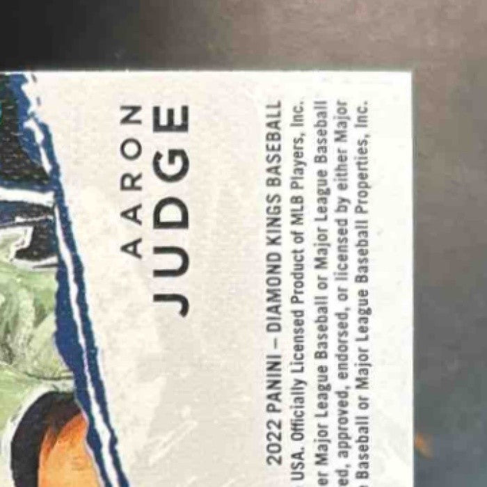 2022 Panini Diamond Kings Aaron Judge Aficionado #A-7 New York Yankees