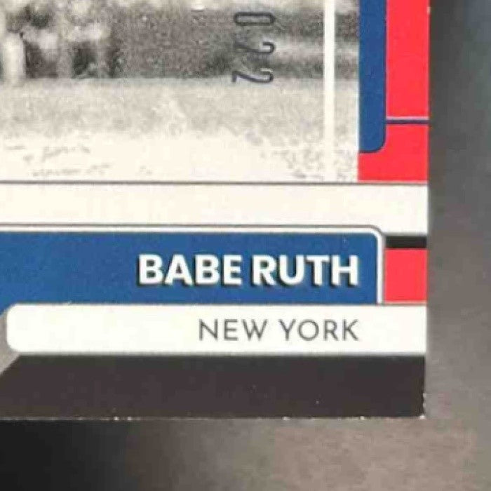 2022 Panini Donruss Babe Ruth Red /2022 #229b Boston Sox