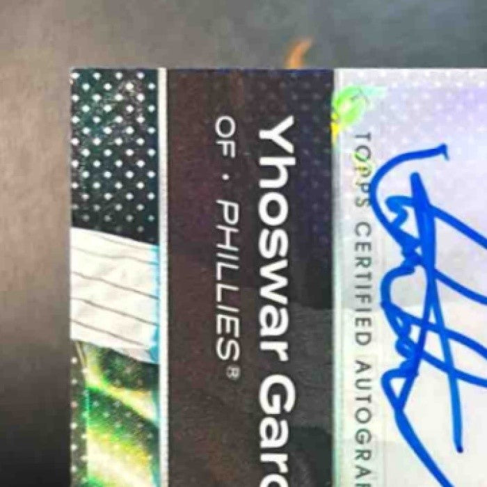 2023 Bowman Platinum Yhoswar Garcia Top Prospects Auto #TOP-71 Phillies