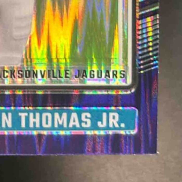 2024 Donruss Optic Brian Thomas Jr. Purple Shock #214 Jacksonville Jaguars