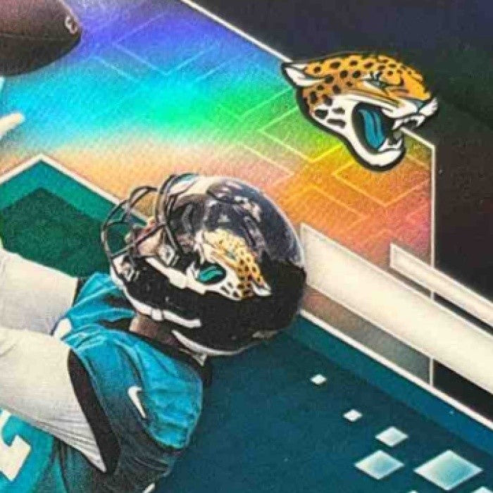 2021 Panini Phoenix Jalen Camp Auto Black 5/5 BOOK END RC Jacksonville Jaguars
