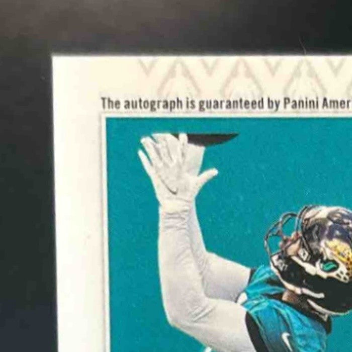 2021 Panini Phoenix Jalen Camp Auto Black 5/5 BOOK END RC Jacksonville Jaguars
