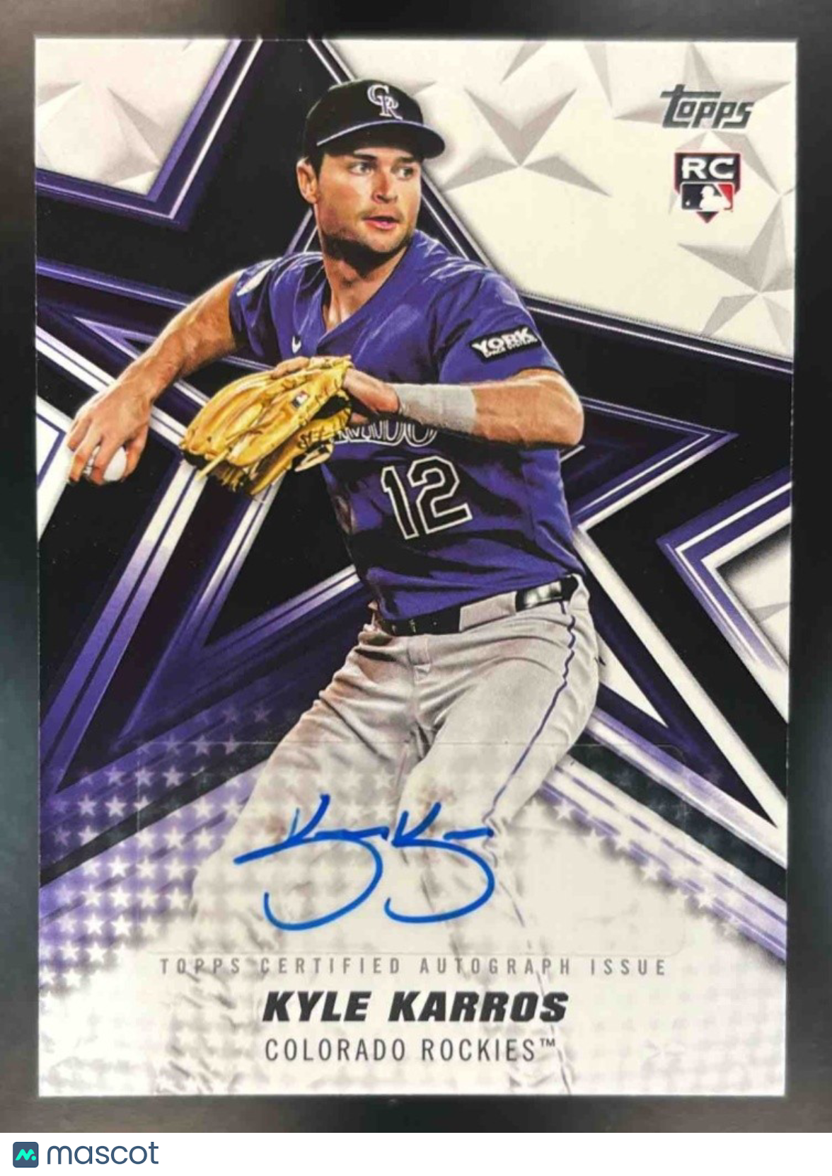 2026 Topps Kyle Karros Baseball Stars Auto RC Colorado Rockies